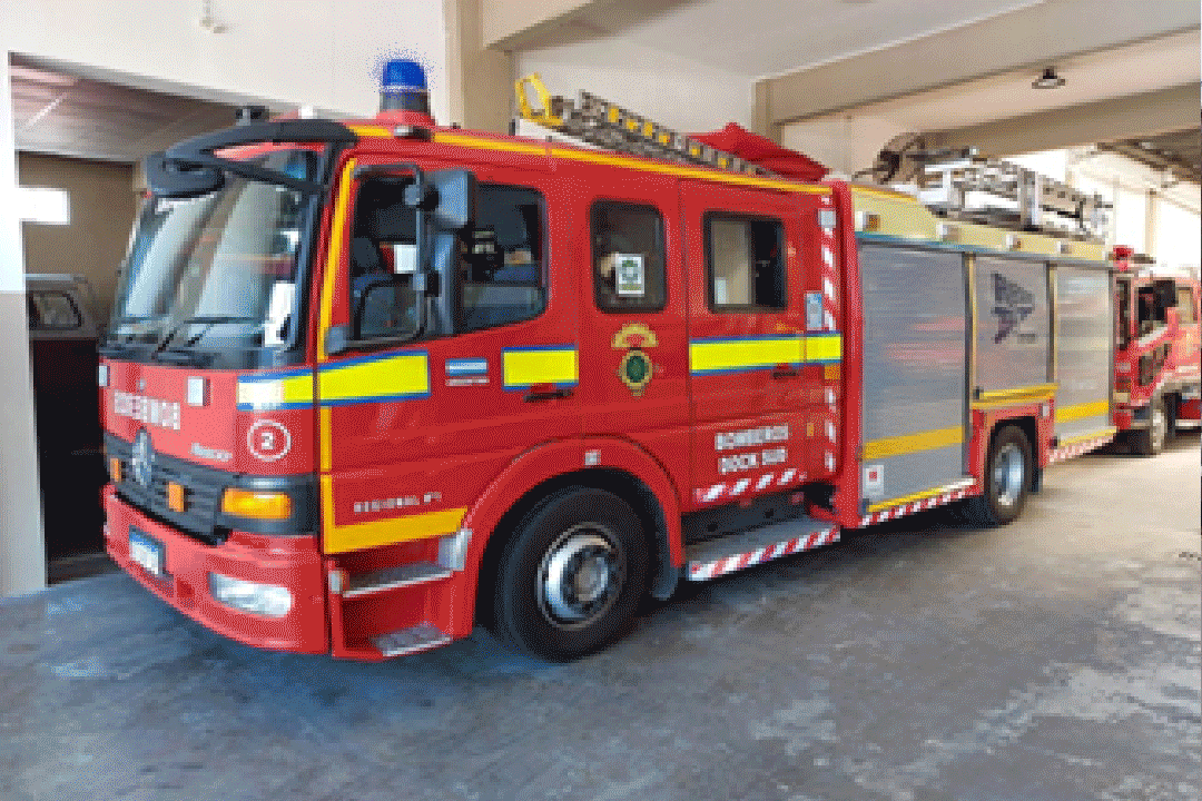 La unidad está diseñada y equipada para rescate e intervención de incendios.